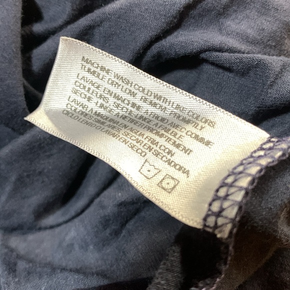 AG Midnight Blue Scoop neck Short sleeve Cotton Tee - Picture 8 of 8